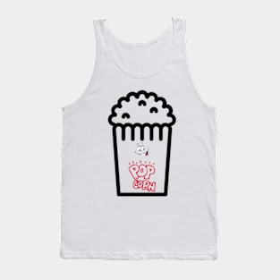 Popcorn,Lover Heartbeat,Gift Popcorn. Tank Top